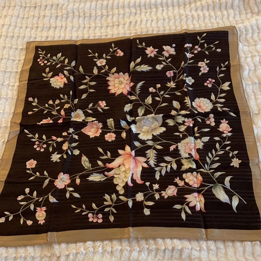 Talbots silk scarf